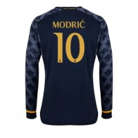 Koszulka piłkarska Real Madrid Luka Modric #10 Strój wyjazdowy 2023-24 tanio Długi Rękaw